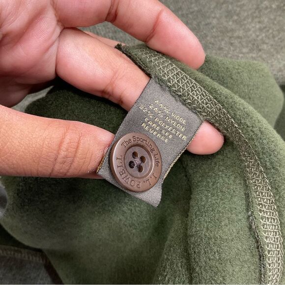 J L Powell The Spirting Life green wool blend sweater utility buttoned vest XXL - Picture 11 of 15